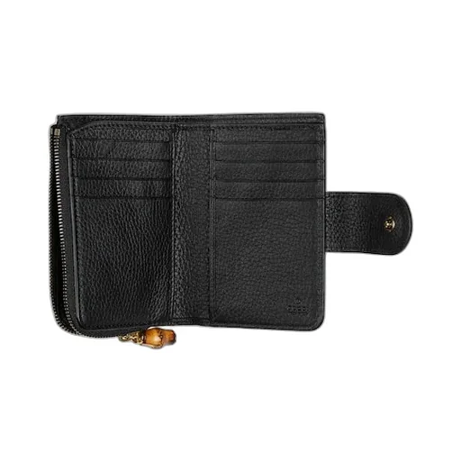 Medium Double G Wallet With Bamboo