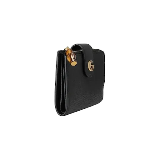 Medium Double G Wallet With Bamboo