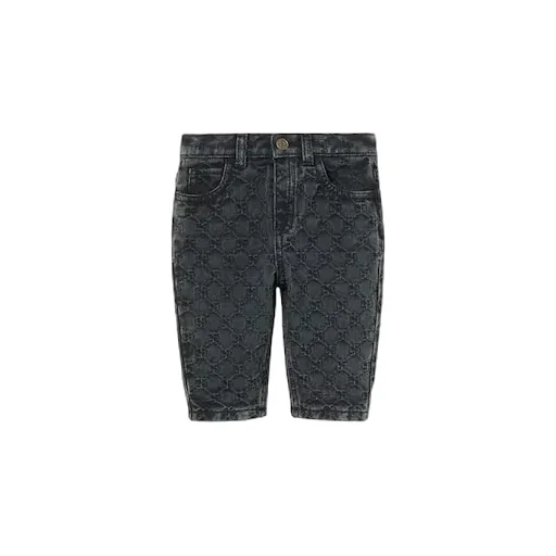 Baby Gg Denim Jacquard Trouser