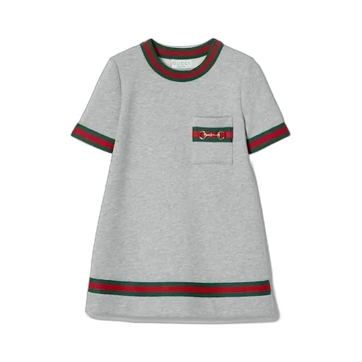 Children's Cotton Dress With Horsebit