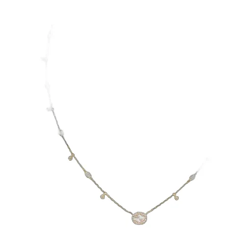 Gucci Interlocking Diamond 18K Necklace