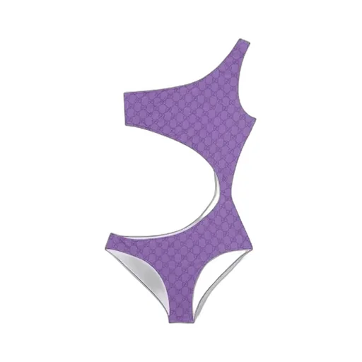 Printed Gg Stretch Jersey Swimsuit
