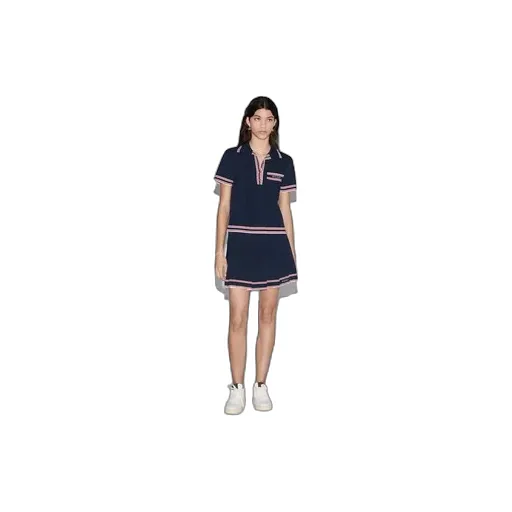 Polo Top With Striped Trim