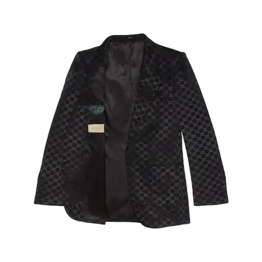 Gg Cotton Viscose Formal Jacket