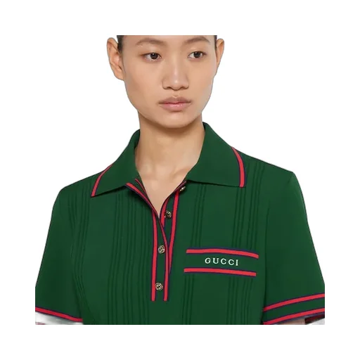 Polo Shirt With Striped Trim