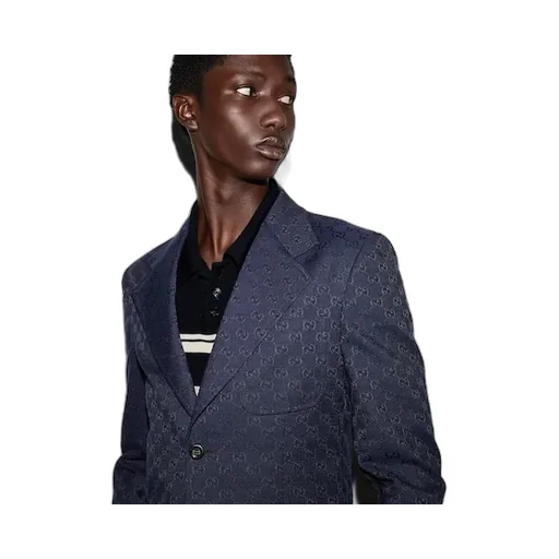 Gg Cotton Blend Formal Jacket