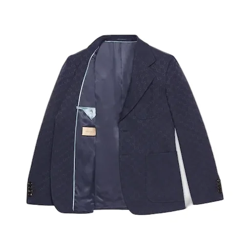 Gg Cotton Blend Formal Jacket