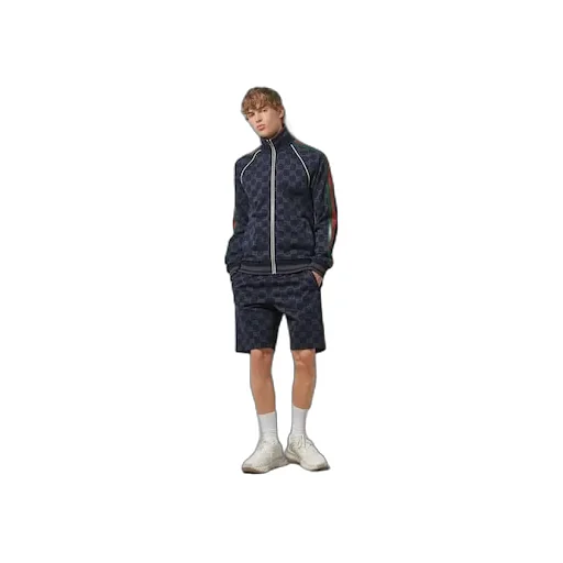 Gg Jersey Cotton Jogging Shorts