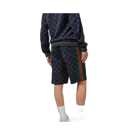 Gg Jersey Cotton Jogging Shorts