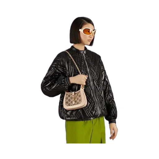 Jackie 1961 Mini Crystal Gg Lizard Bag