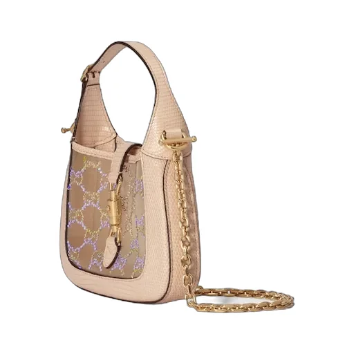 Jackie 1961 Mini Crystal Gg Lizard Bag