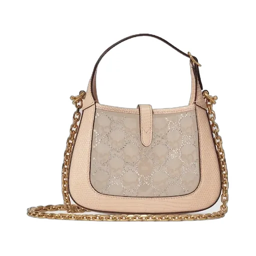 Jackie 1961 Mini Crystal Gg Lizard Bag