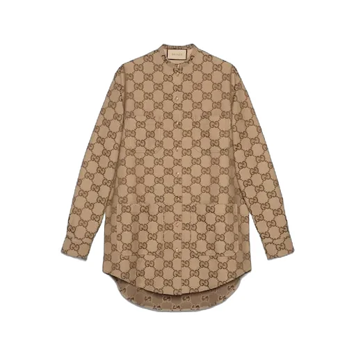 Maxi Gg Canvas Shirt