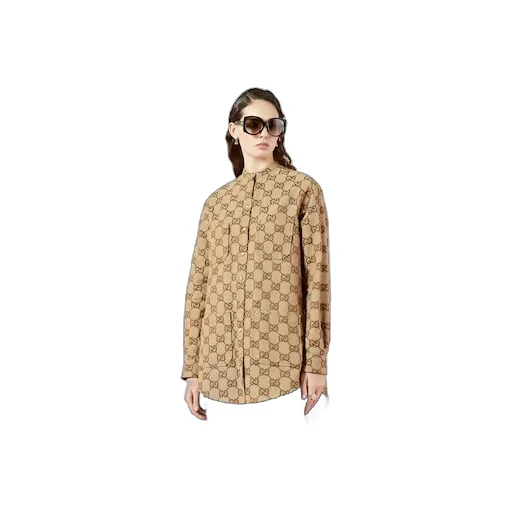 Maxi Gg Canvas Shirt
