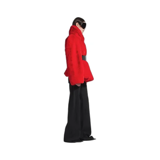 Wrap Animal-Free Fur Coat