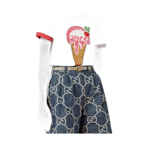 Gg Marmont Reversible Thin Belt