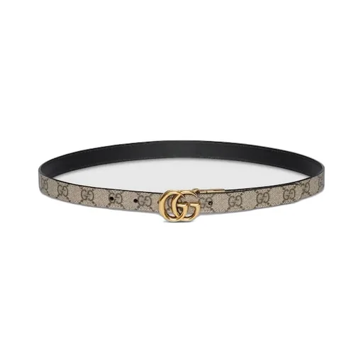 Gg Marmont Reversible Thin Belt