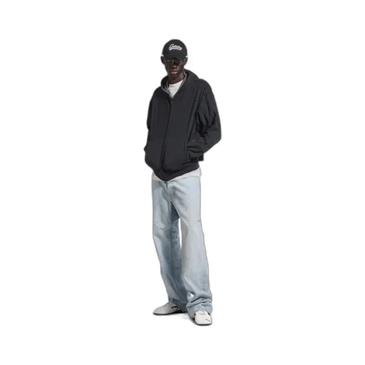 Back Reversible Zip-Up Hoodie