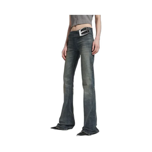 Buckle Bootcut Pants
