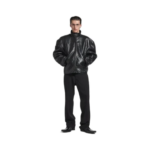 Shearling Zip-Up Jacket