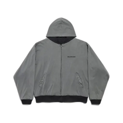 Back Reversible Zip-Up Hoodie
