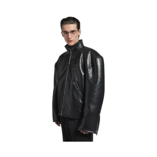 Shearling Zip-Up Jacket