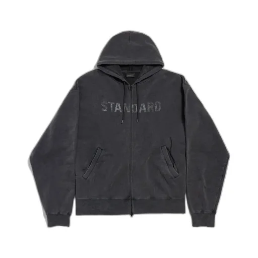 Standard Oversized Zip-Up Hoodie