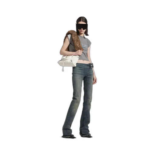 Buckle Bootcut Pants