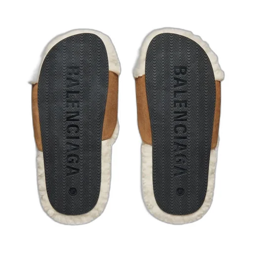 Furry Slide Sandal