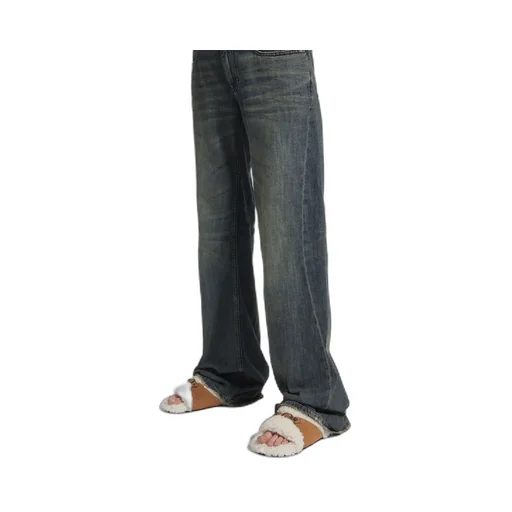 Furry Slide Sandal