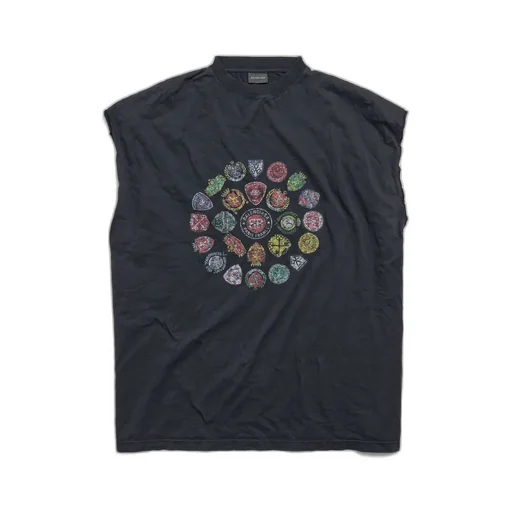 Spiral Crest Sleeveless T-Shirt