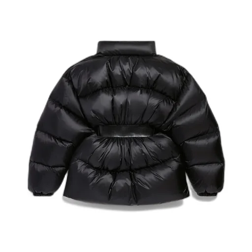 Belted Hourglass Short Puffer