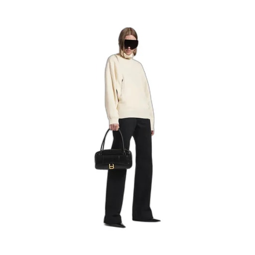 Back-To-Front High Neck Sweater