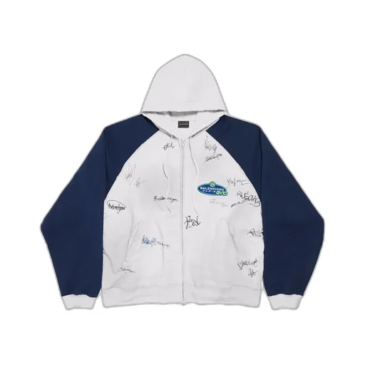 Banana Raglan Oversized Zip-Up Hoodie