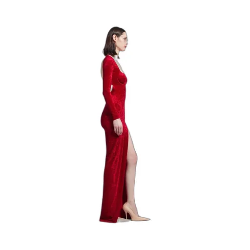 Draped Maxi Dress