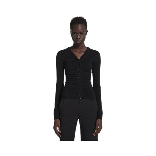 Ruching Cardigan