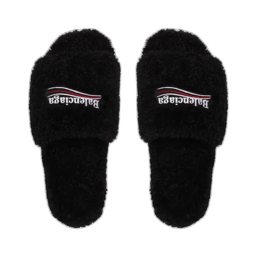 Furry Slide Sandal