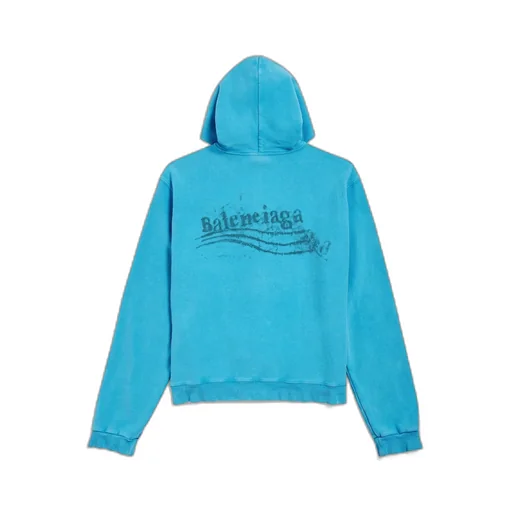 Washed Crayon Political Zip-Up Hoodie Regular Fit