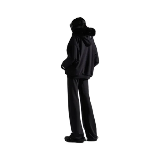 Fluffy Zip-Up Hoodie