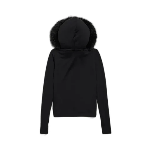 Fluffy Zip-Up Hoodie