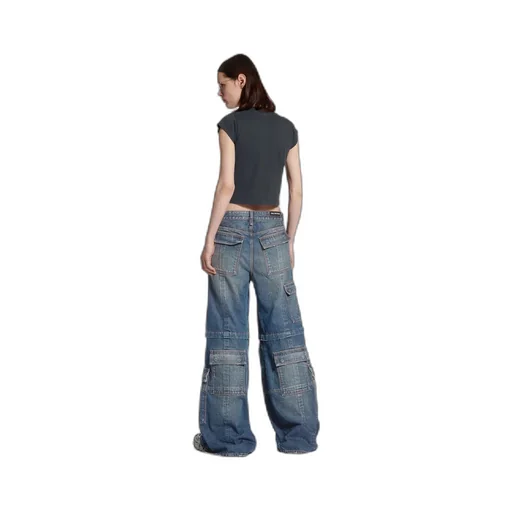 Flared Cargo Pants