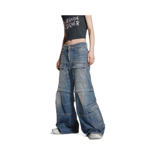 Flared Cargo Pants