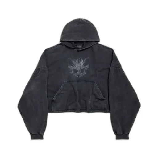 Kittycat Cropped Hoodie