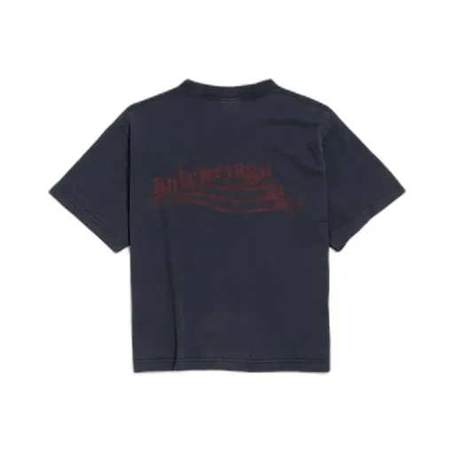 Washed Crayon Political T-Shirt Medium Fit