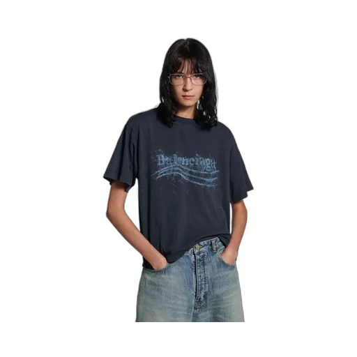 Washed Crayon Political T-Shirt Medium Fit