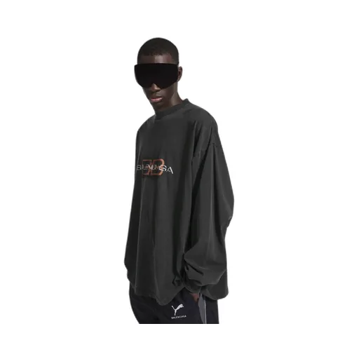 Bb Icon Stencil Long Sleeve T-Shirt Large Fit