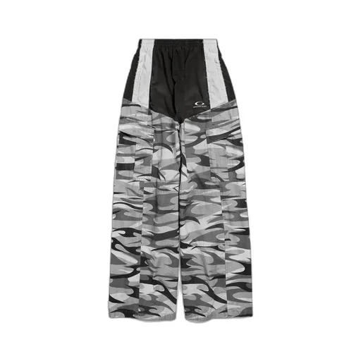 Cut-Up Cargo Tracksuit Pants