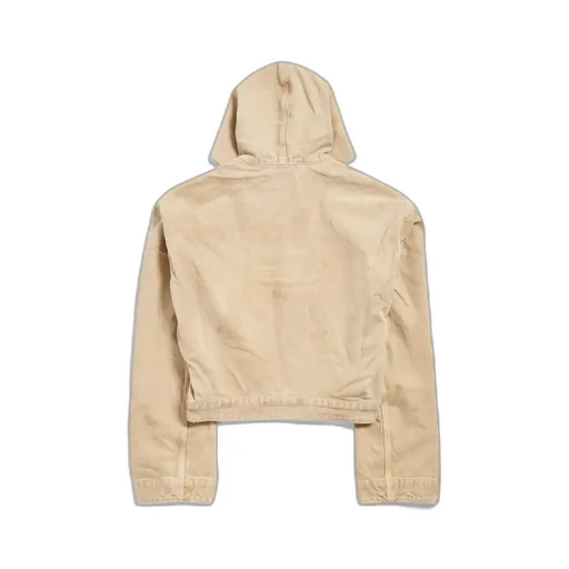 Cropped Hooded Workwear Jacket