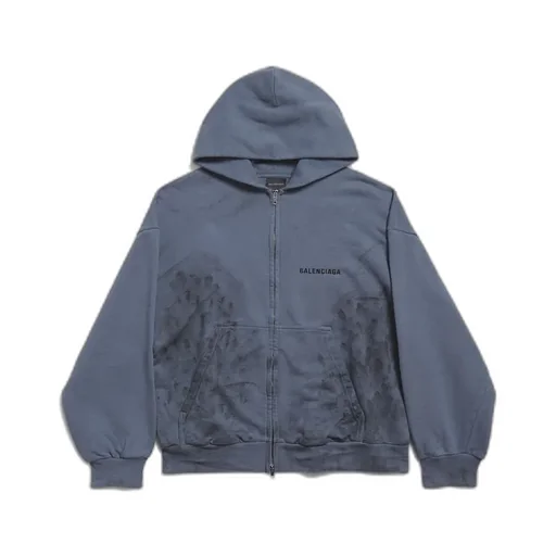 Back Zip-Up Hoodie Regular Fit