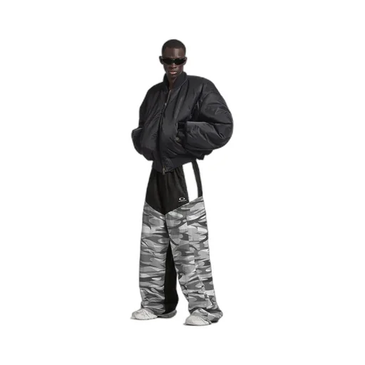 Cut-Up Cargo Tracksuit Pants